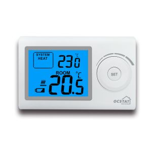 230V Non-programmable Digital Heating Battery Operated Room Thermostat