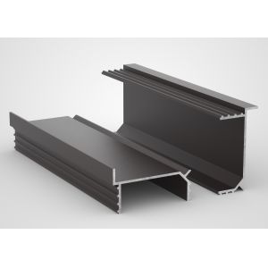 T8 Curved Aluminium Extrusion 6000 Series High Glossy Powder Coated