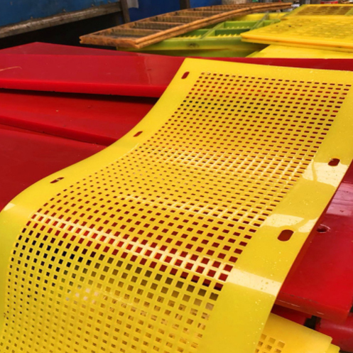 Buy Flip-Flop Mesh Polyurethane Screen Panel with 1m Width 45 Shore Hardness for Sticky Slurry Processing at wholesale prices