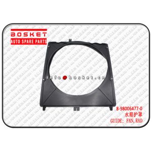 8980064770 NPR75 4HK1 Isuzu Engine Parts Radiation Fan Guide