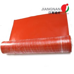 Thermal Insulation Silicone Coated Fiberglass Fabric With Embossed Surface