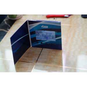 CMYK Printing Commerical Flip Book Video Hard Paper 500mah - 2000mah Battery