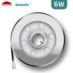 500LM SS316L IP68 6W Underwater Led Fountain Lights
