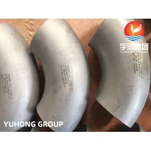 Butt Welded Fittings ASTM B366 Hastelloy C276, UNS N10276 Nickel Alloy 90Deg LR