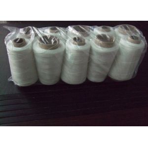 Quality 40s/2 White Sewing Thread , 100% Polyester Ring Spun Thread for sale