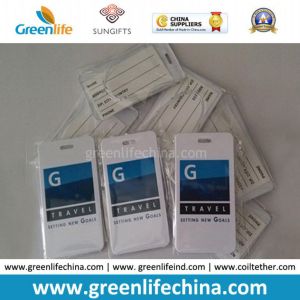 PVC Travel Luggage Tag and Loop by OEM/ODM Available
