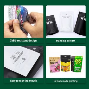 Wholesale Child Proof Bags - Child Resistant & Tamper Evident Pouches with