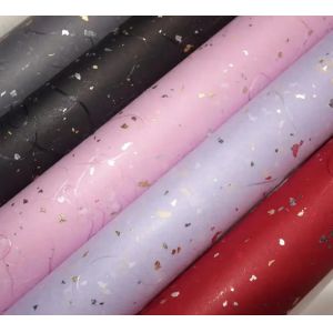 Waterproof Rolled Packaging Paper 60*60cm Flower Wrapping Paper Shinny