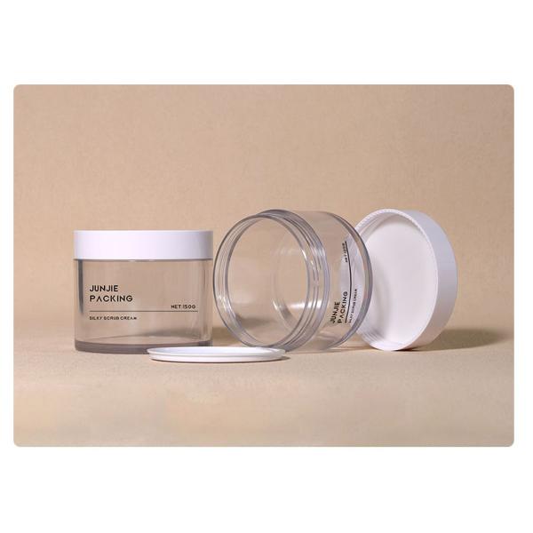 150g 200g PET Cosmetic Jars / Empty Skin Care Containers Cosmetic for Body Cream Body Scrub