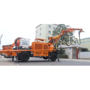 7410x2200x3200mm Underground Concrete Sprayer KC2515W Fully Hydraulic Control