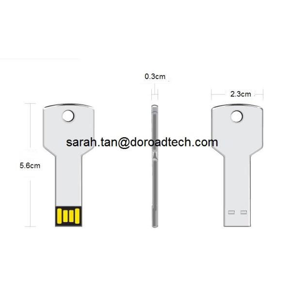 Original Chip Metal Key USB Flash Drives