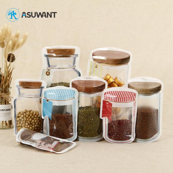 Gravure Printing CMYK MOPP Frosted Snack Food Bags With Window