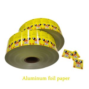 Flexography Printed Scrap Medical Packaging Aluminum Foil Roll Stock Material 30