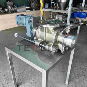 Quality Rotary valve is used for pneumatic conveying, with a detachable rotor and a cleaning type structure for sale