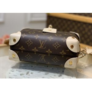 Off White 20cm Leather Chain Crossbody Bag With Top Handle