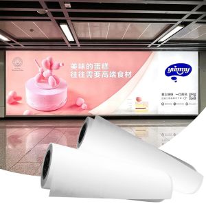 Waterproof Front Print Backlit Film 210 Microns PET Film For Advertisement