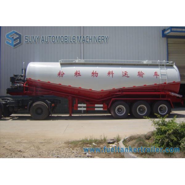 Tri Axle 38 M3 Dry Bulk Tanker Trailer V Shape Cement Tank Semi Trailer