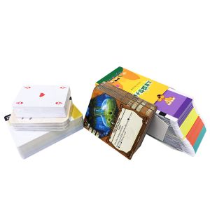 4C 60mmx90mm Custom Printing Playing Cards learning life philosophy