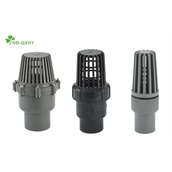 Plumbing Material Plastic PVC Foot Valve for Water Pump with Socket and Threaded
