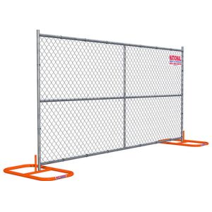 PVC coated American Portable Chain Link Fence Panels