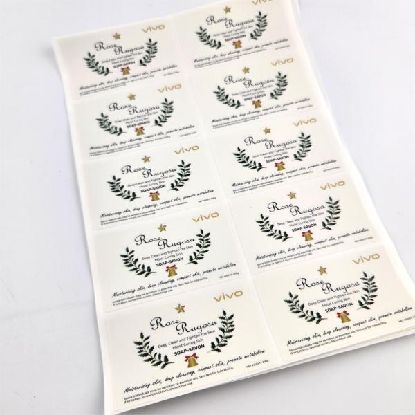 Waterproof Vinyl Stickers For Daily Chemical Bottle