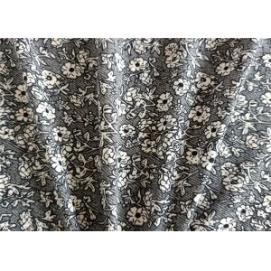 Lycra T Shirt Weft Knitted Fabric Digital Printing 95 Cotton 5 Spandex