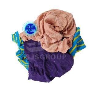 10kg 20kg 25kg Mixed Color T-shirt Recycled Cotton Mechanic Rags Clothing 10KG