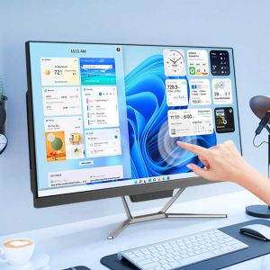 21.5 Aio All-in-one Pc Office Desktops I5 7300HQ AllInone Computer With Webcam