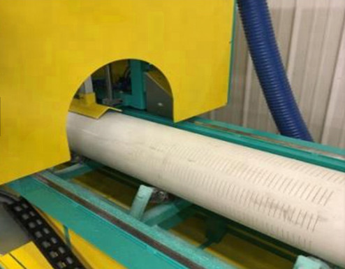 Buy Online Full Automatic Plastic PVC/PE Pipe Slotting/Filler Machine at wholesale prices