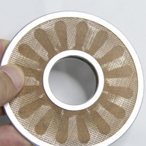 Metal Porous Wire Mesh Filter Disc Corrosion Resistant Customization Support