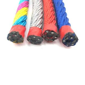 Steel Wire Structure Polyester Braided Combination Rope 16mm 6x7