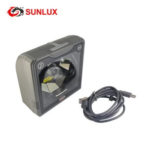 Desktop Smooth Black Case Auto Laser Barcode Scanner