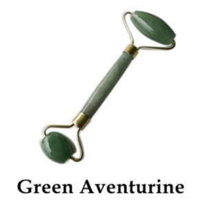 Facial Massage Double Jade Roller Gemstone Aventurine Face Roller