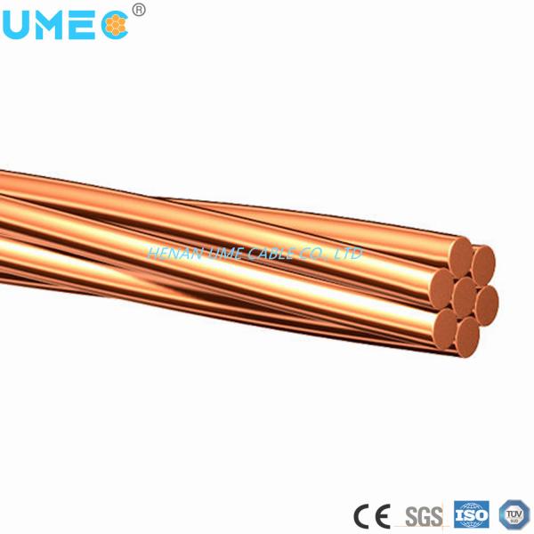 Buy Customer Specified Bare Conductor Hard Drawn Copper Wire for Customized Overhead Line at wholesale prices