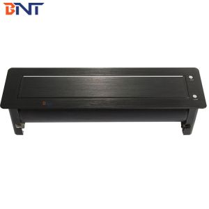 BNT Double USB charger port conference motorized rotate table power outlet