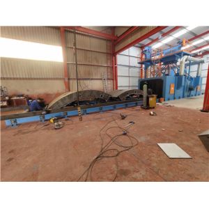 Cleaning Width 1500mm Steel Shot Blasting Machine Deflashing Peening Burnishing
