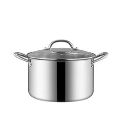 Good Quality Silver kitchen Ware Cooking Soup Steamer Pot Stainless Steel 410