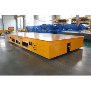 Large Table Power Driven Rail Flat Wagon Electric Transfer Cart