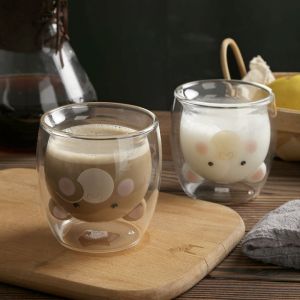 200ml Cartoon Borosilicate Personalized Glass Cup For Bar