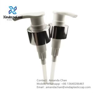 Aluminum Plastic Cap Soap Dispenser Pump Lotion Dispenser Pump for bottle