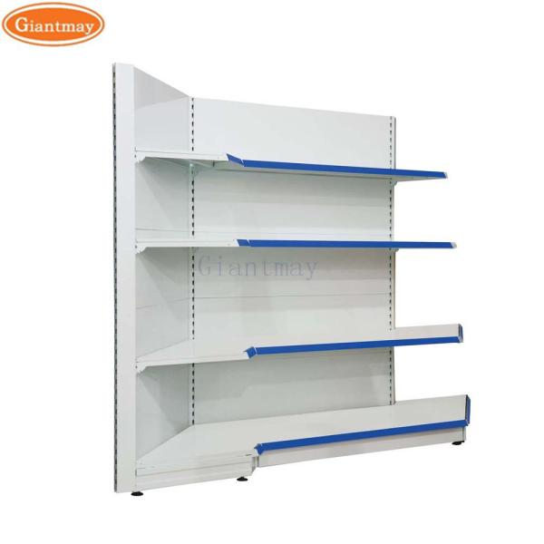 Heavy Duty Groceries Retail Display Racks Supermarket Stand Metal Shelves For Store
