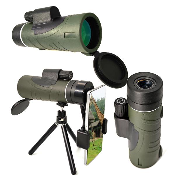 Outdoor Adventure High Power HD Monocular Telescope Bak4 Prism 12x50