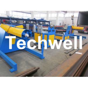 Quality Q235 / Q350 0.2 - 2.0mm Carbon Steel, Color Steel Simple Slitting Cutting Machine Line for sale