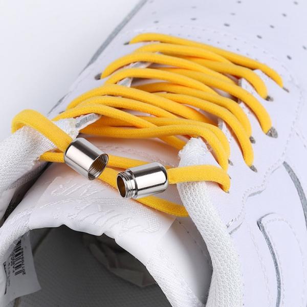 Custom Small Packaging Shoe Laces Sneakers Sickle Elastic Silicone Shoelaces For Kids