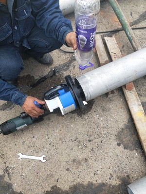 Tube End Stainless Steel Pipe Beveler Portable Chamfering 240mm For Chemical