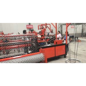 3m width 1.3mm-4.5mm Single Wire Fully Automatic Chain Link Fence Making Machine