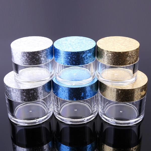 Custom Logo Cosmetic Jars Packaging Plastic Jar Containers Mini Rose Gold Cosmetic Jar Other Cosmetic