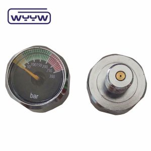 Steel Mini Pressure Gauge 23mm 300bar Sprinkler Pressure Gauge