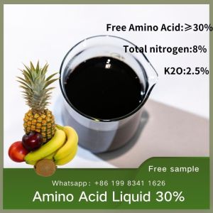 N8 Amino Acid Liquid Fertilizer 30% No Salt Yellow Liquid