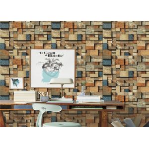 Quality Fireproof Removable Brick Look Wallpaper Non - Pasted For Household for sale